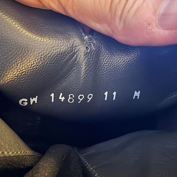 Stuart Weitzman Women's Black Heeled Nylon Zip-up Ankle Boots Size 11 - Picture 7 of 8